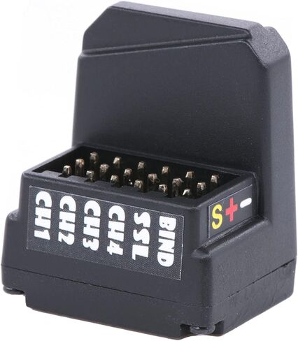 جهاز استقبال DasMikro DSK-482 V2 4CH - FH4T، FH4، FH3، SSL، القياس عن بعد، متوافق مع NOR/SSR/SHR، هوائي مدمج، يناسب SANWA M17، M12S، M12، MT4S، MT44، MT4، MTS، EXZES ZZ، EXZES ز in Kuwait