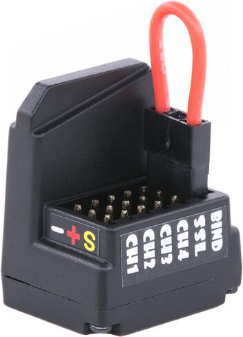 جهاز استقبال DasMikro DSK-482 V2 4CH - FH4T، FH4، FH3، SSL، القياس عن بعد، متوافق مع NOR/SSR/SHR، هوائي مدمج، يناسب SANWA M17، M12S، M12، MT4S، MT44، MT4، MTS، EXZES ZZ، EXZES ز in Kuwait