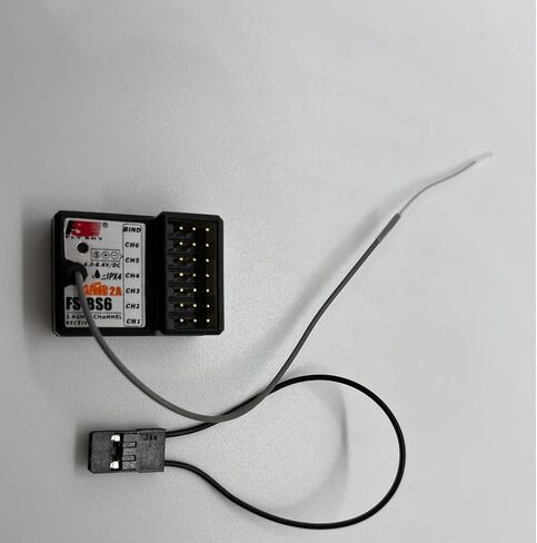 Flysky FS BS6 IPX4 Waterproof Gyro Receiver 2.4G 6CH for FS-GT5 FS-i6 FS-i6X Transmitter RC Car Boat (1pcs FS-BS6 Waterprrof Receiver) in Saudi Arabia