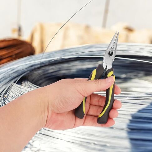 8 Packs 6 Inch Long Needle Nose Pliers with Wire Cutter, Small Needle Nose Pliers Bulk for Electricians, Grips Small Parts, Bend Wire, Electronics Repair, Jewelry Making Tools, etc, by GENHAKON in Kuwait