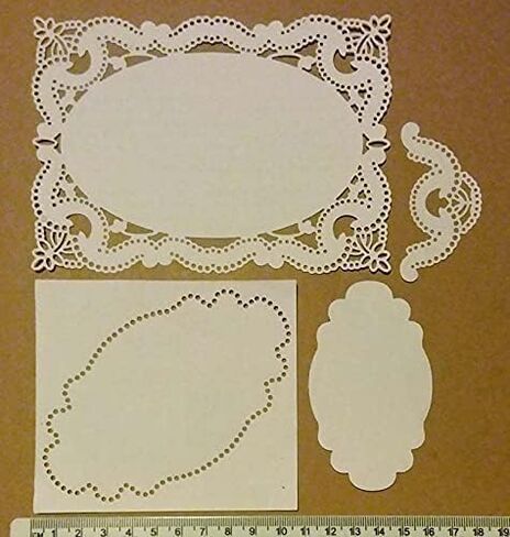 قطعة واحدة من قوالب القطع الفضية لصنع البطاقات، ألبوم القصاصات DIY، ورق الحرف اليدوية، فتحة الدانتيل، إطار مستطيل، قطع معدنية مقطوعة، استنسل منقوش للبطاقات، إكسسوارات صنع البطاقات in Saudi Arabia