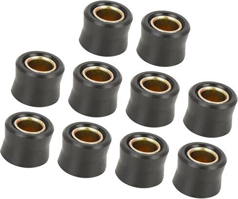 10 قطعة دراجة نارية 12 مللي متر الداخلية ضياء مانع الصدمات الخلفي وسادة حلقة مطاطية امتصاص الصدمات جلبة قطع غيار السيارات in Kuwait