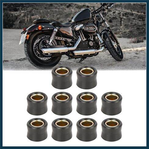 10 قطعة دراجة نارية 12 مللي متر الداخلية ضياء مانع الصدمات الخلفي وسادة حلقة مطاطية امتصاص الصدمات جلبة قطع غيار السيارات in Kuwait