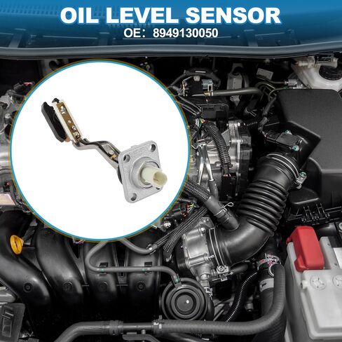 مستشعر مستوى زيت المحرك رقم 8949130050 مستشعر تسوية الزيت لكزس GS300 1998-2005 (6 Cyl 4.0L، 8 Cyl 4.3L) معدن بلاستيكي فضي اللون in Saudi Arabia