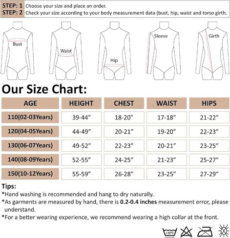 Gymnastics Leotards for Girls - Long Sleeve & Scoop Neck Leotard for Girls Dance in Saudi Arabia