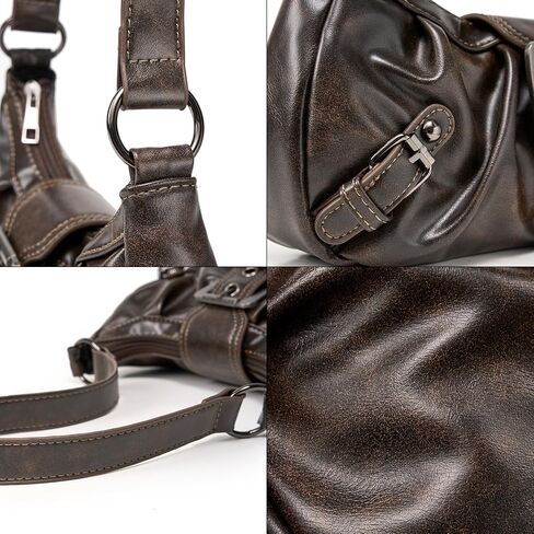 Shoulder Bag for Women Top Handle Handbag Purse Y2K Hobo Clutch Small Punk Purse Trendy in Kuwait