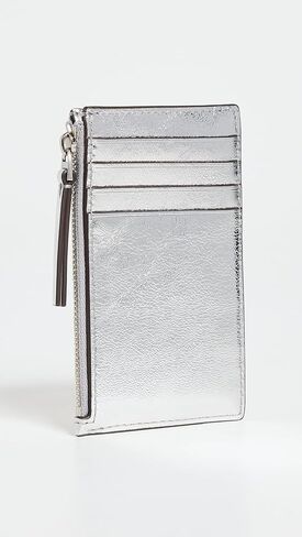Tory Burch Women's Kira Metallic Diamond Quilt Zip Card Case in Saudi Arabia