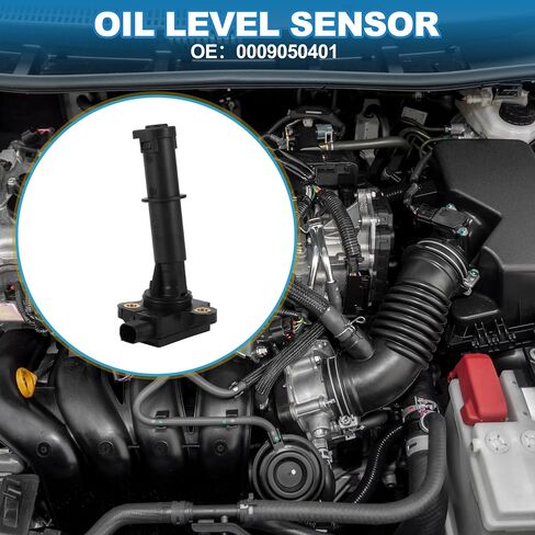 Engine Oil Level Sensor No.0009050401 Oil Levelling Sensor for Mercedes-Benz Sprinter 2500 NCV3 2014-2017 L4 2.1L Plastic Metal Black in Saudi Arabia