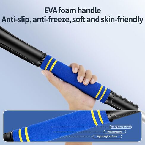 Car Windshield Ice Scraper With Snow Brush, Snow Removal Squeegee For Automotive, Exterior Dust Remover Brushes And Brooms, Essential Winter Car Window Extendable Long Handled Snow Brush Tool. in Saudi Arabia