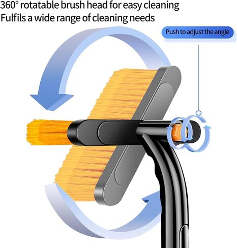 Car Windshield Ice Scraper With Snow Brush, Snow Removal Squeegee For Automotive, Exterior Dust Remover Brushes And Brooms, Essential Winter Car Window Extendable Long Handled Snow Brush Tool. in Saudi Arabia