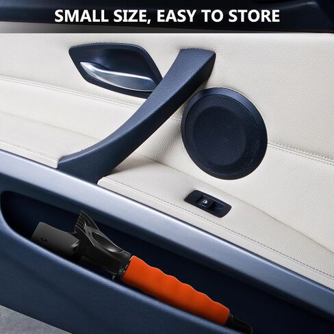 WILLBOND Ice Scraper for Cars Windshield Scraper for Ice and Snow Ice Scraper with Foam Grip(Black) (Orange) in Saudi Arabia