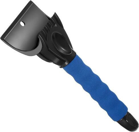 WILLBOND Ice Scraper for Cars Windshield Scraper for Ice and Snow Ice Scraper with Foam Grip(Black) (Orange) in Saudi Arabia