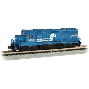 Bachmann Trains - EMD GP40 Diesel Locomotive - Conrail #3056 (with Dynamic Brakes) - N Scale