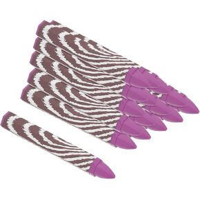 PATIKIL Lumber Marking Crayons, 16 Pcs 4.2x0.6 inch Hex Wax Tire Marker Drawing Crayons for Wood, Glass, Ceramics, Cartons, Cloth, Stone, Purple