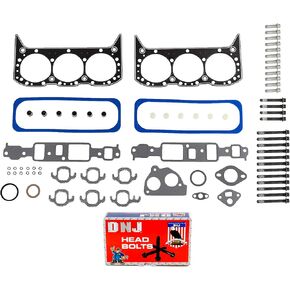 DNJ HGB3126 Cylinder Head Gasket Set with Head Bolt Kit for 1987-1992 Chevrolet Astro 4.3L 262cid V6 OHV