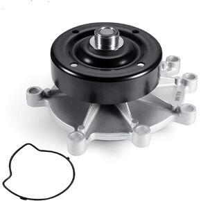 AW7163 Water Pump with Gasket Compatible with RAM 1500, Dodge Dakota, Jeep Commander Mitsubishi raider, Chrysler aspen, 3.7L V6 4.7L V8 Engine