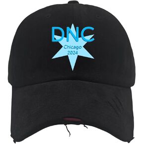 Democratic National Convention August 19-22, 2024 Golf Hat Mens Cap AllBlack Trucker Hat Men Gifts for Grandpa Cycling Cap in Saudi Arabia