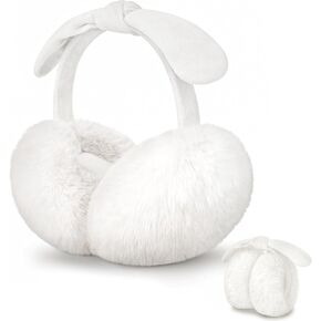 YSense Earmuffs Ear Warmers For Women Winter Fur Adjustable Ear Warmer Gifts