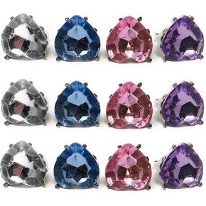 Rhode Island Novelty Imitation Giant Diamond Rings One Dozen Per Order