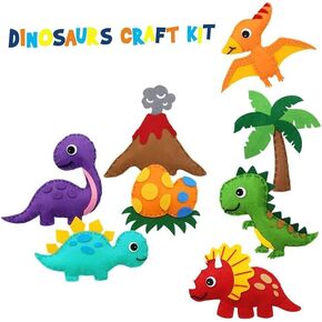 Woodland Animals Sewing Kit for Kids - Animal Craft Kit DIY Sewing Set, Woodland Felt Plush Fun Stuffed Animals for Kids Ages 8-12 Girls and Boys, Beginners Educational Art Crafts Sew Creative Gifts