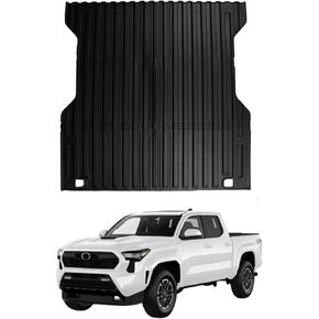 Truck Bed Mat fit for Toyota Tacoma Accessories 2024 5FT Car Bed Cargo Mat TPE All Weather Waterproof Protection Truck Bed Liner
