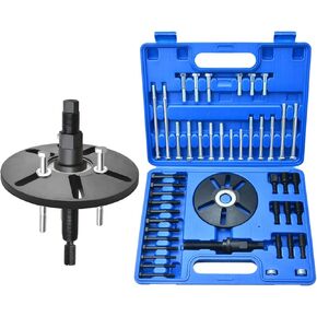 Harmonic Balancer Puller Removal & Install Tool Kit Flywheel Remover Crankshaft Pulley Removal Installation Set Universal Harmonic Balancer, Gear Pulleys, Steering Wheel Pulling Set