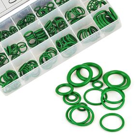 270 PCS Automotive A/C Compressor Port Gasket Assortment Kit, Eighteen Sizes High Temperature Resistant Stretch O-Rings, Portable Replacement Parts for Most Cars, Trucks, SUVs (Purple)