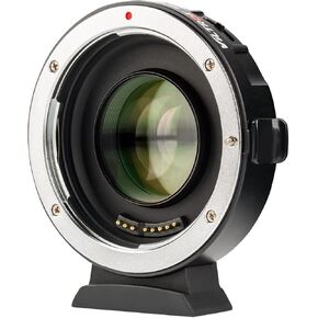 VILTROX EF-M2 Focal Reducer Speed Booster Adapter Auto-Focus 0.71x for Canon EF Mount Series Lens to M43 Camera GH4 GH5 GF6 GF1 GX1 GX7 E-M5 E-M10 E-PL5,with USB Update Port