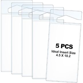 5 Pcs Disability Placard Holder for Car Plastic Sleeve for Handicap Placard Disabled Parking Permit Holder Handicapped Placard Holder Handicapped Car Tag Cover