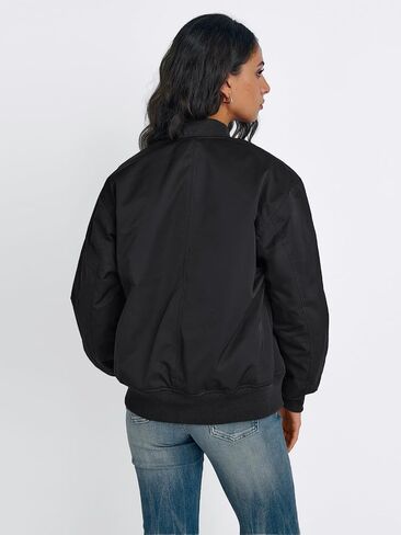Trendy Queen Women's Bomber Jackets Casual Zip up Coats Windbreaker Trendy Comfy Clothes Winter Fashion 2024 in Saudi Arabia