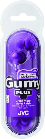 JVC HAFX5W Gumy Plus Inner Ear Headphones (White) in Kuwait