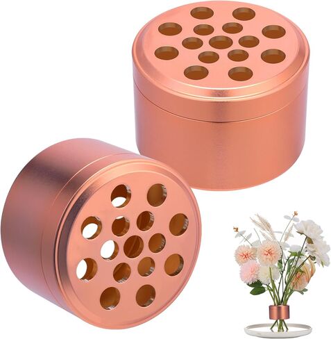 Bouquet Twister Flower Arrangement DIY Flower Bouquet Creator Dutch Spiral Romantic Twist Bouquet Wedding Decoration Ikebana Flower Holder Home Floral Art Arranging Pin Frog Vase (Golden) in Saudi Arabia