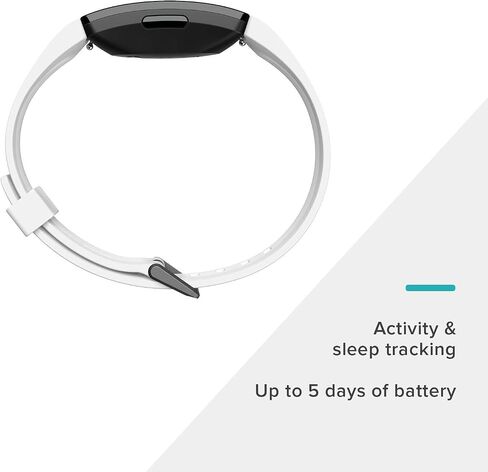 Fitbit Inspire HR Heart Rate and Fitness Tracker, One Size (S and L Bands Included), 1 Count in Saudi Arabia
