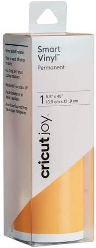 Cricut Smart Permanent Vinyl (5.5in x 48in, Black) for Joy machine - matless cutting for shapes up to 4ft, & repeated cuts up to 20ft in Saudi Arabia