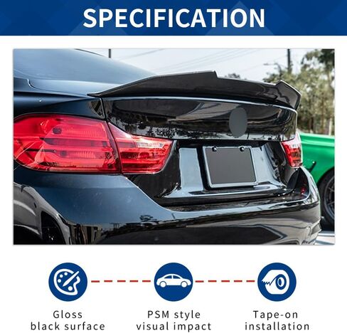 نمط ألياف الكربون F36 سبويلر طراز PSM متوافق مع (2014-2020) 4-Series F36 4-Door Gran Coupe in Kuwait