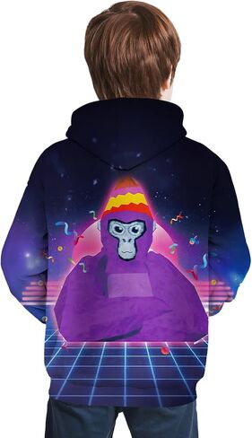 Novelty Casual Gorilla Game Sweatshirt for Men and Women Pullover Long Sleeve Sweatshirt in Saudi Arabia