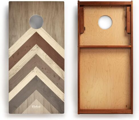 Elakai Retro Woody Series Premium Regulation Cornhole Boards 2x4 in Saudi Arabia