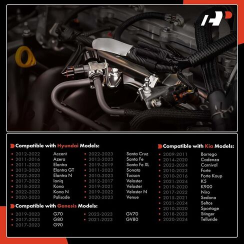 مستشعر الضغط المطلق المنوع A-Premium MAP متوافق مع موديلات دودج - رام 2500 2007-2014 L6 6.7L، رام 3500 2007-2014 L6 6.7L - استبدال # 2897333، 4921322 in Saudi Arabia