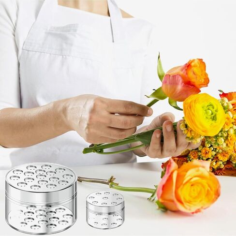 2 pcs Spiral Ikebana Stem Holder,Spiral Stem Holder for Flowers and Plant,Ikebana Stem Holder for Flowers,Spiral DIY Bouquet Twister for Flower Arrangement, Floral Arranging Holder for Vase,Clear,S,L in Saudi Arabia