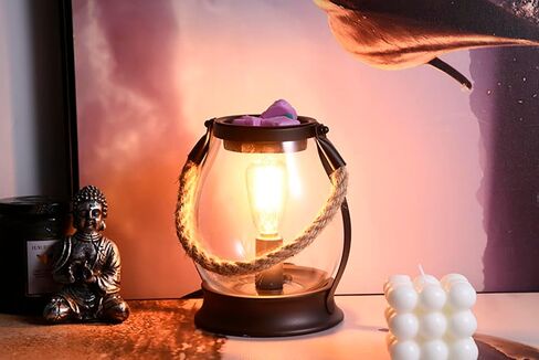 Electric Wax Warmer,Metal Wax Warmer,Rustic Candle Wax Burner for Aromatherapy Wax,Oil Burner,Fragrance,Home Decoration,Gifts (Lanterns) in Saudi Arabia