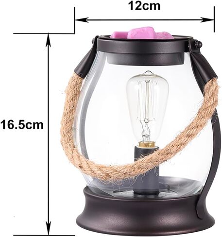 Electric Wax Warmer,Metal Wax Warmer,Rustic Candle Wax Burner for Aromatherapy Wax,Oil Burner,Fragrance,Home Decoration,Gifts (Lanterns) in Saudi Arabia