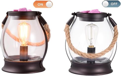 Electric Wax Warmer,Metal Wax Warmer,Rustic Candle Wax Burner for Aromatherapy Wax,Oil Burner,Fragrance,Home Decoration,Gifts (Lanterns) in Saudi Arabia