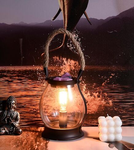Electric Wax Warmer,Metal Wax Warmer,Rustic Candle Wax Burner for Aromatherapy Wax,Oil Burner,Fragrance,Home Decoration,Gifts (Lanterns) in Saudi Arabia