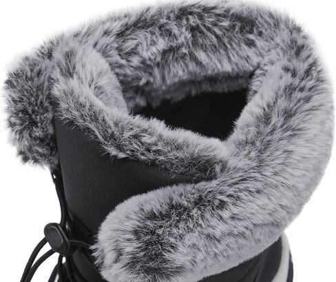 Women's Snow Boots Winter Warm Fur Lined Water-Resistant Outdoor Anti-Slip Boot in Saudi Arabia