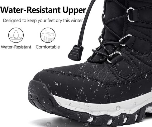 Women's Snow Boots Winter Warm Fur Lined Water-Resistant Outdoor Anti-Slip Boot in Saudi Arabia