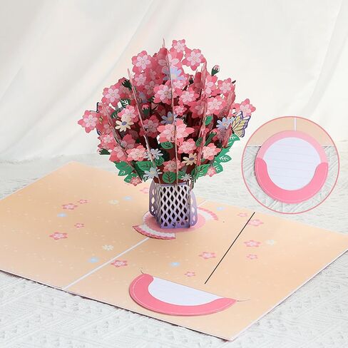 Pop Up Cards Birthday,Happy Birthday Card,8" X 6" Cover - Includes Envelope and Note Tag,Pop Up Birthday Cards for Women Men Kid Girl in Kuwait