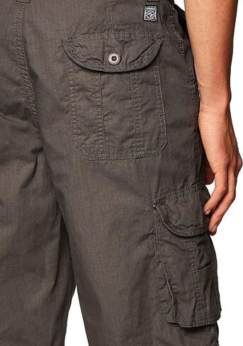 Southpole Men's Ripstop Belted Cargo Shorts in Kuwait