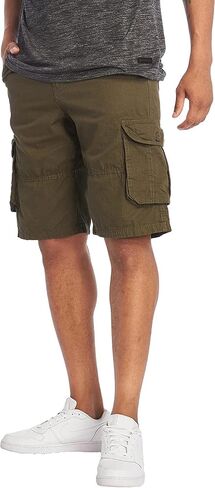 Southpole Men's Ripstop Belted Cargo Shorts in Kuwait