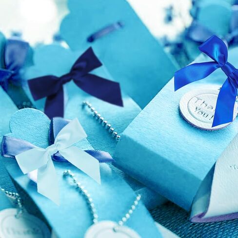 Twist Tie Bows, 100 Pcs Satin Twist Tie Bows for Treat Bag Satin Ribbon Tie Bows for Tying Up Packages Present Bags Bakery Candy Bags Decorating Ribbon Bow Gift Wrap Bows (sage Green) in Kuwait