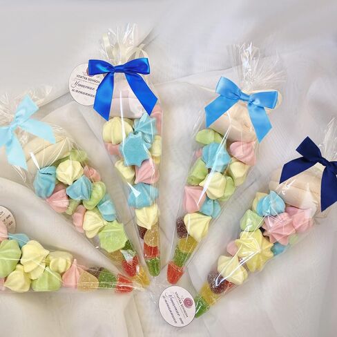 Twist Tie Bows, 100 Pcs Satin Twist Tie Bows for Treat Bag Satin Ribbon Tie Bows for Tying Up Packages Present Bags Bakery Candy Bags Decorating Ribbon Bow Gift Wrap Bows (sage Green) in Kuwait